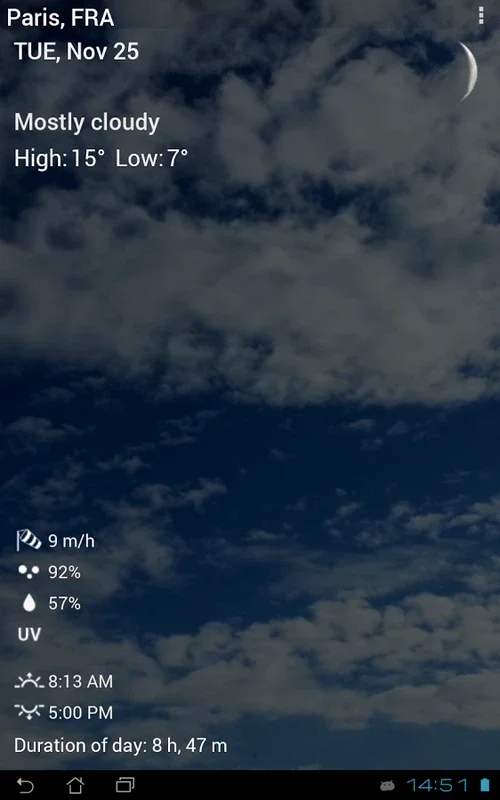 3D Sense clock & weather for Android - Stay Informed with Accurate Forecasts