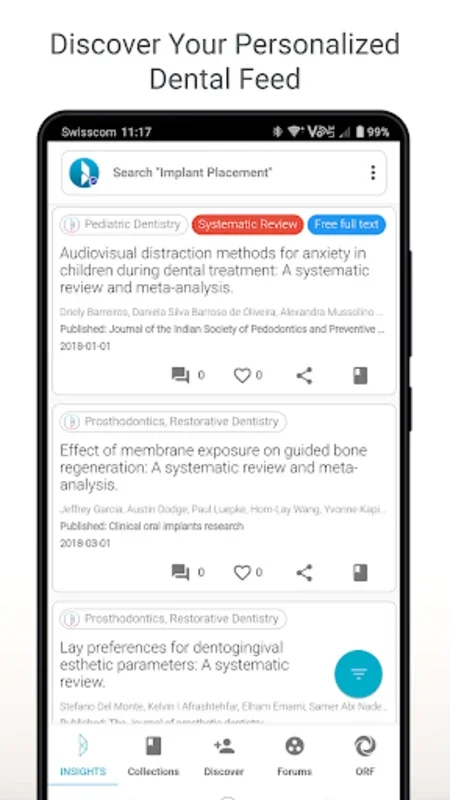 INSIGHTS Dental for Android: Empowering Healthcare Pros