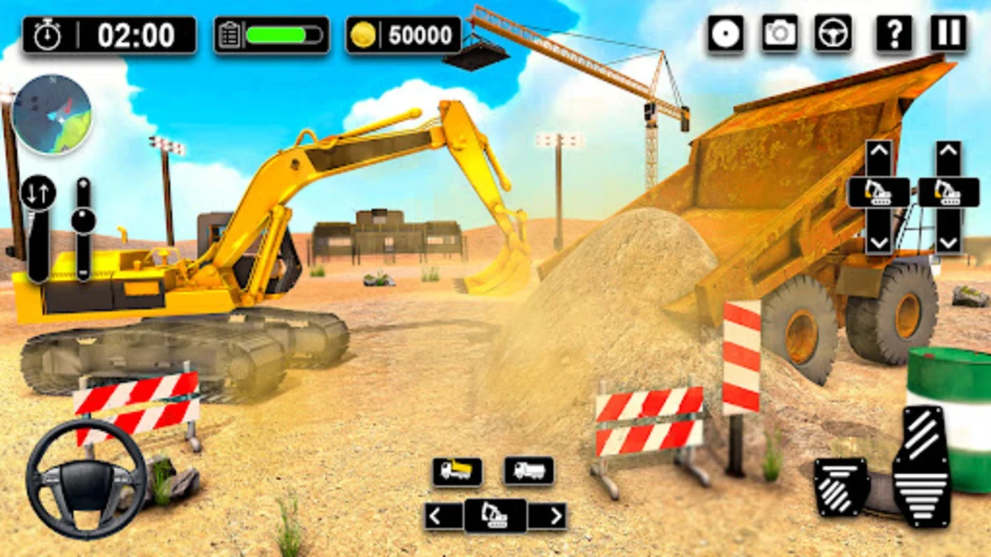 Heavy Sand Excavator 3D Sim for Android - Realistic Construction