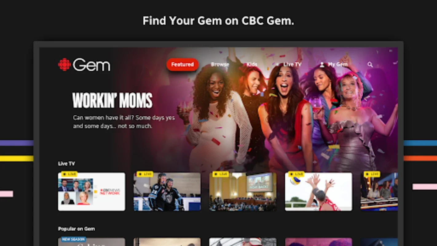 CBC Gem for Android - Free Canadian TV & Movie App