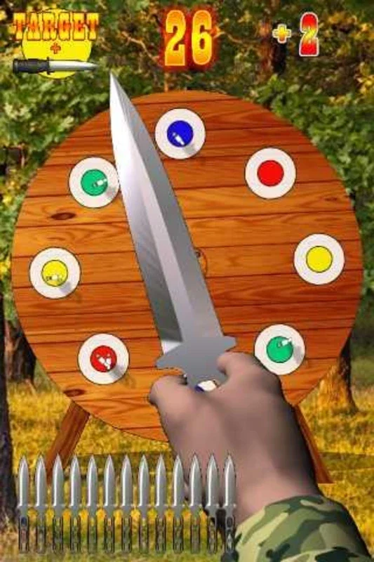 Throwing Knife deluxe for Android - Test Your Skills