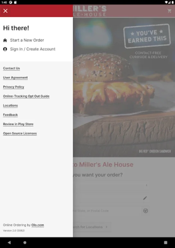 Miller for Android - Order Delicious Meals with Ease