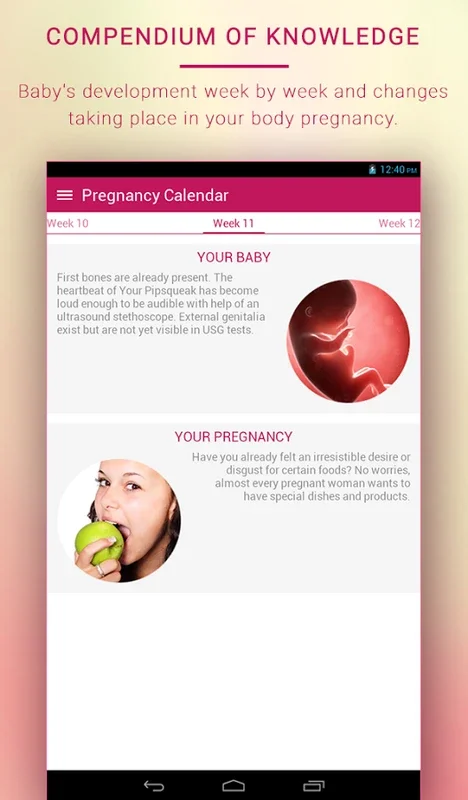 My Pregnancy for Android - Comprehensive Pregnancy Tracker