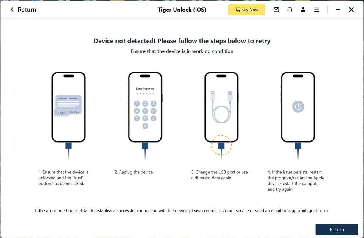 Tiger iOS Unlocker for Mac - Secure iOS Unlocking