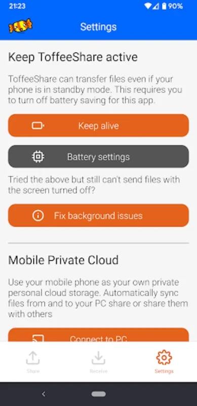 ToffeeShare for Android - Secure File Sharing Solution