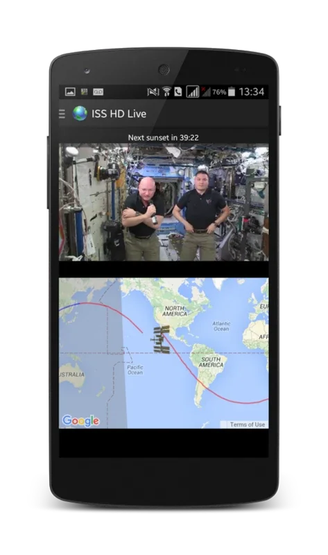 ISS HD Live for Android - Explore Earth from Space