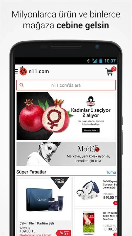 n11.com for Android - Simplify Online Shopping