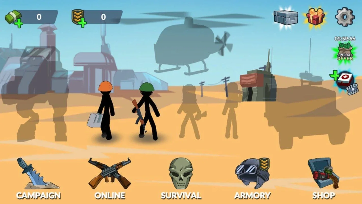 Stickman World War for Android - Engaging Warfare Game