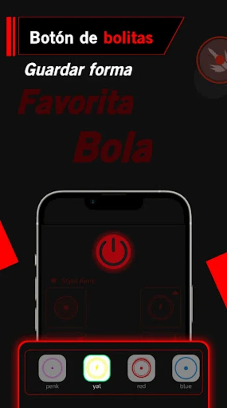 Bolitas: Botón de impulso Fire for Android - Customize Fire Buttons