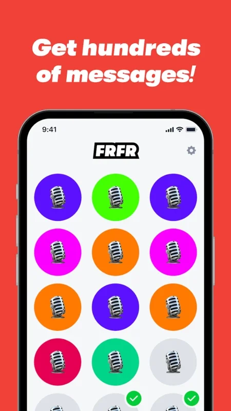 frfr for Android - Enjoy Anonymous Audio Messaging