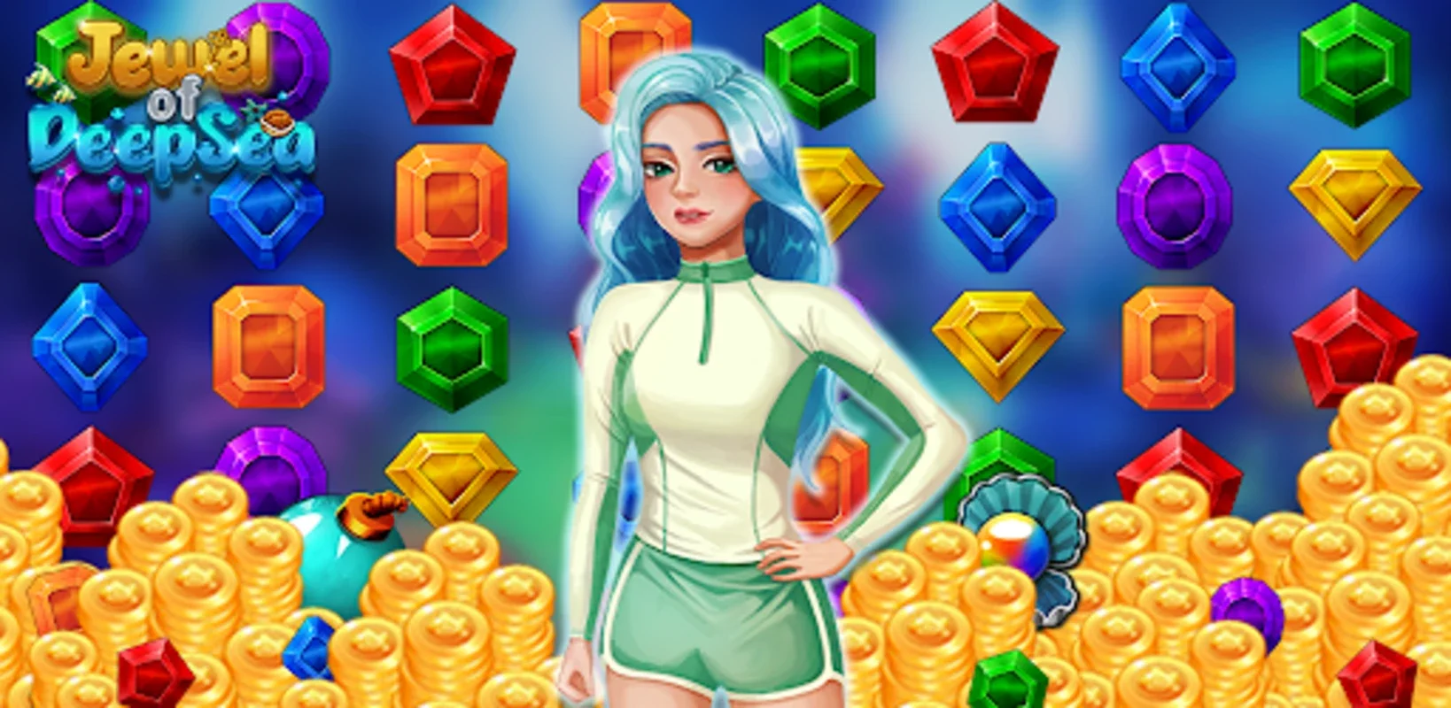 Jewel of Deep Sea for Android - Engaging Match-3 Puzzles