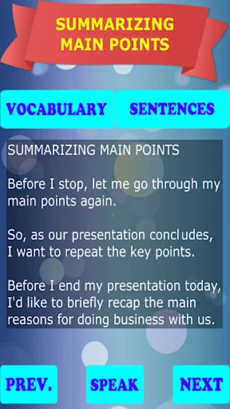 English For Presentation for Android - Enhance Skills