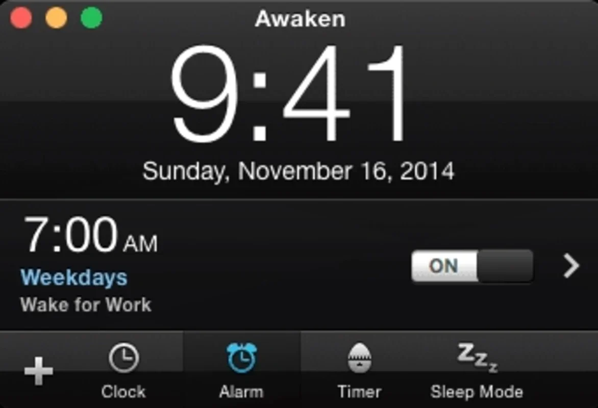 Awaken for Mac - The Versatile Alarm Clock