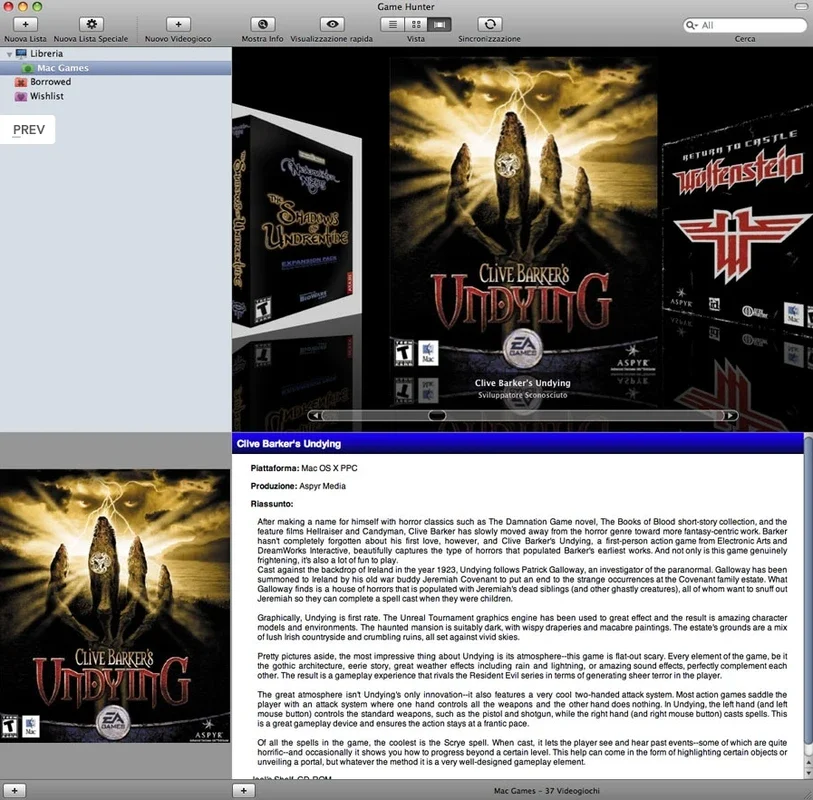 Game Hunter for Mac - Organize Your Game Collection