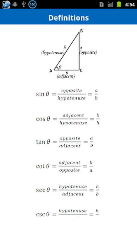 Trigonometry App for Android - Simplify Learning