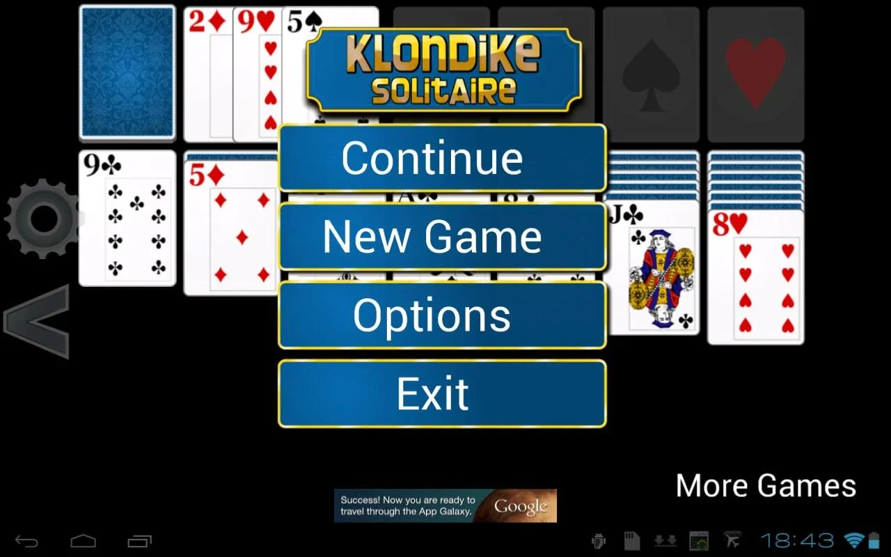 KlondikeSolitaireHD for Android - Immersive Card Game