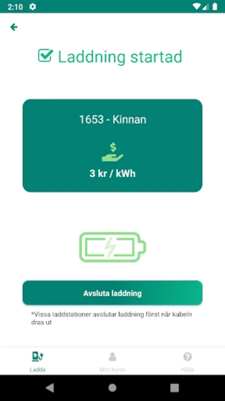 EVcore for Android - Seamless Electric Vehicle Charging