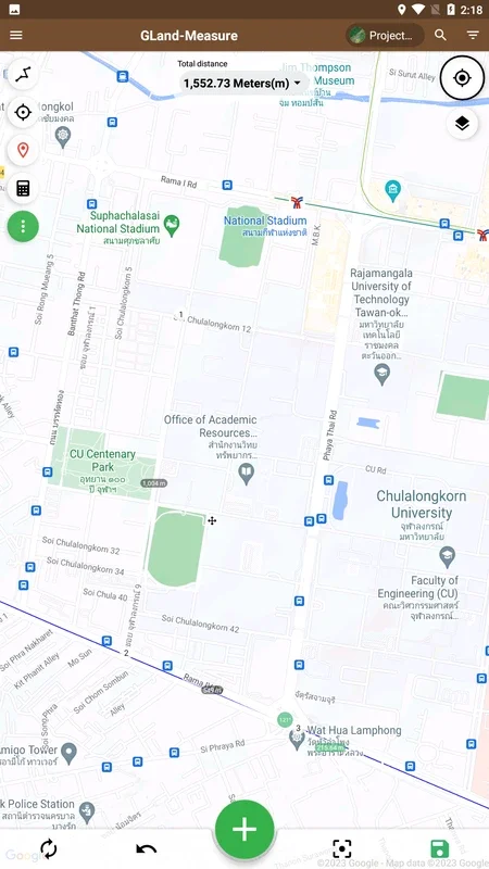 GLand-Measure for Android - Measure Maps via GPS