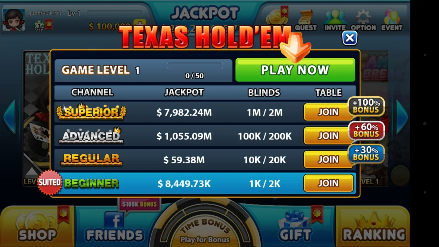 Full House Casino for Android - All-In-One Casino App