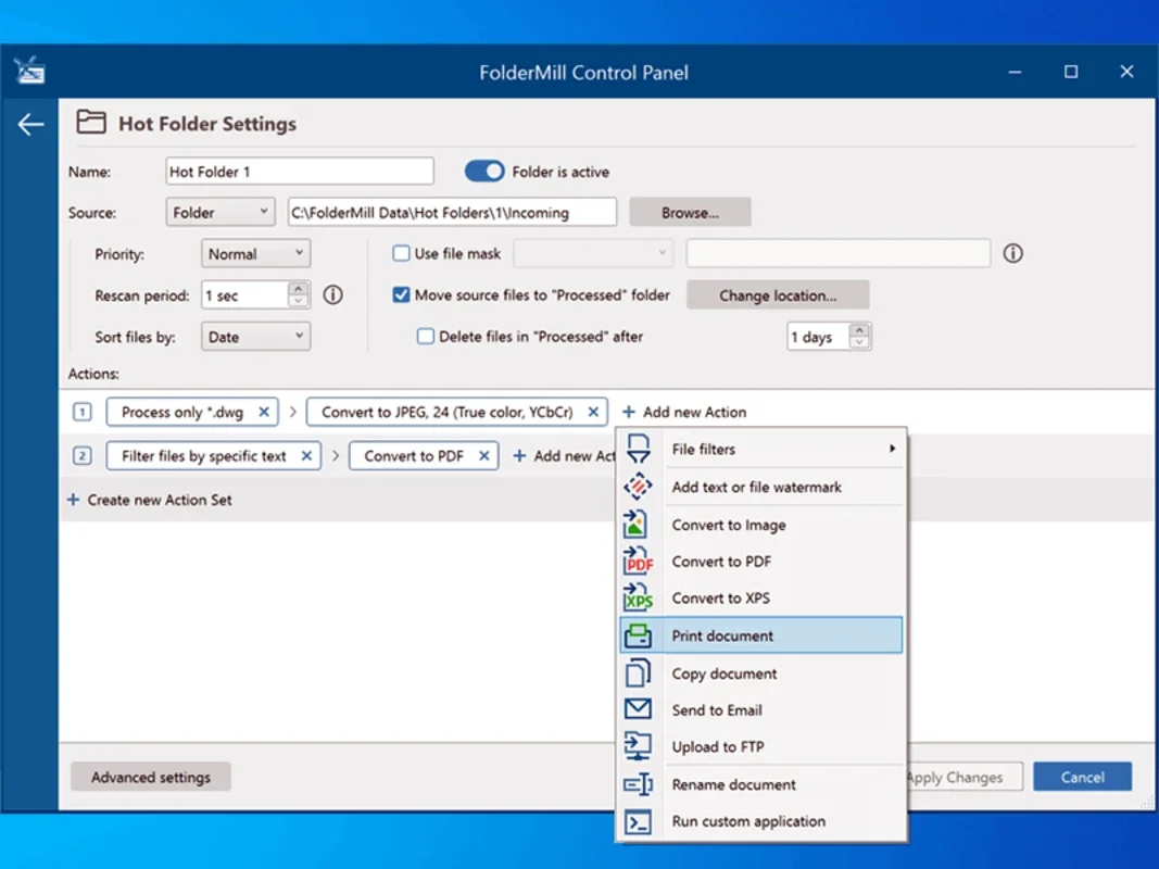 FolderMill for Windows: Efficient File Printing and Conversion