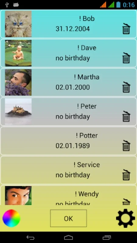 Birthday for Android - Effortless Birthday Reminders