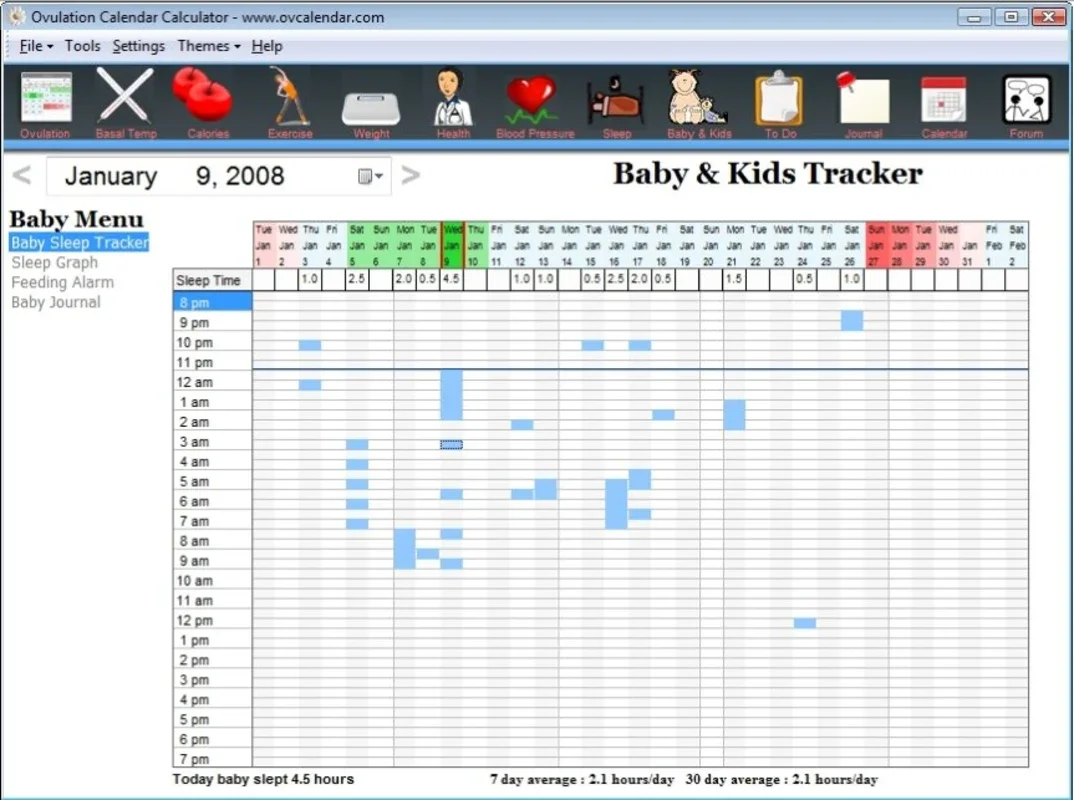 Ovulation Calendar Calculator for Windows: Predict Fertile Days