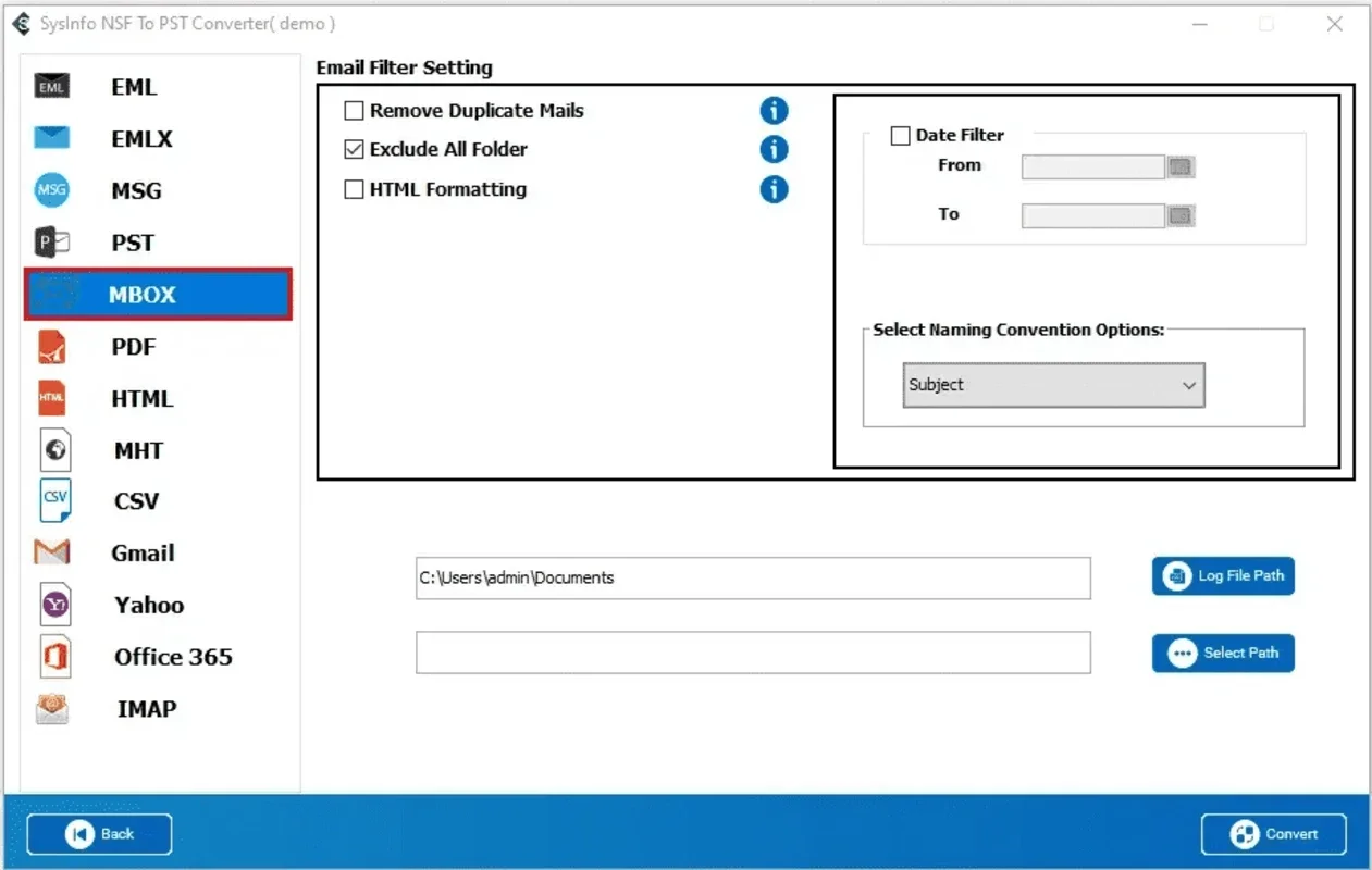 Sysinfo NSF to MBOX Converter for Windows: Seamless Conversion