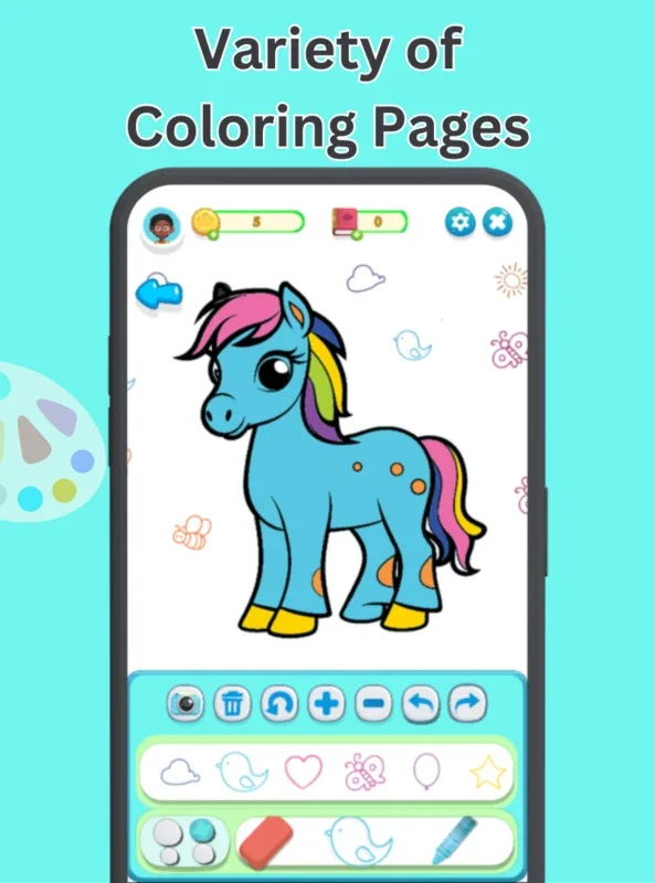 Coloring book: Play & Learn for Android - Fun & Educational