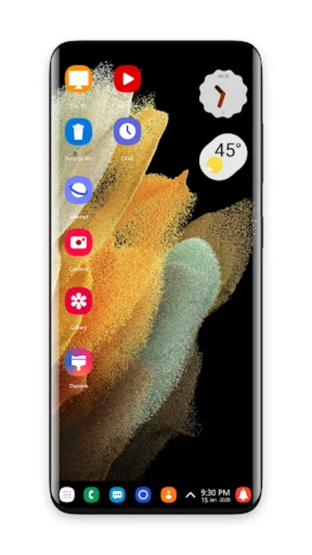 Galaxy S21 Theme for Launcher for Android - Enhance Your Interface
