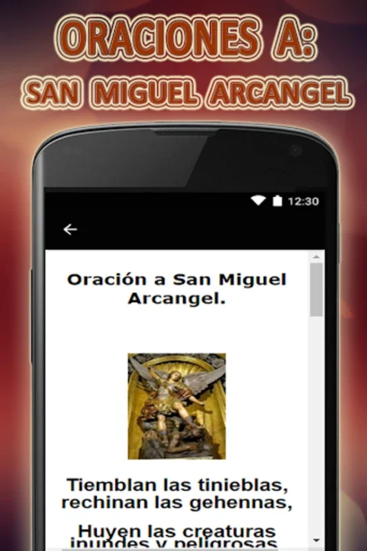 Oración a San Miguel Arcángel for Android - Spiritual Prayers