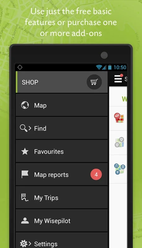 Wisepilot for XPERIA™ on Android: Seamless Navigation