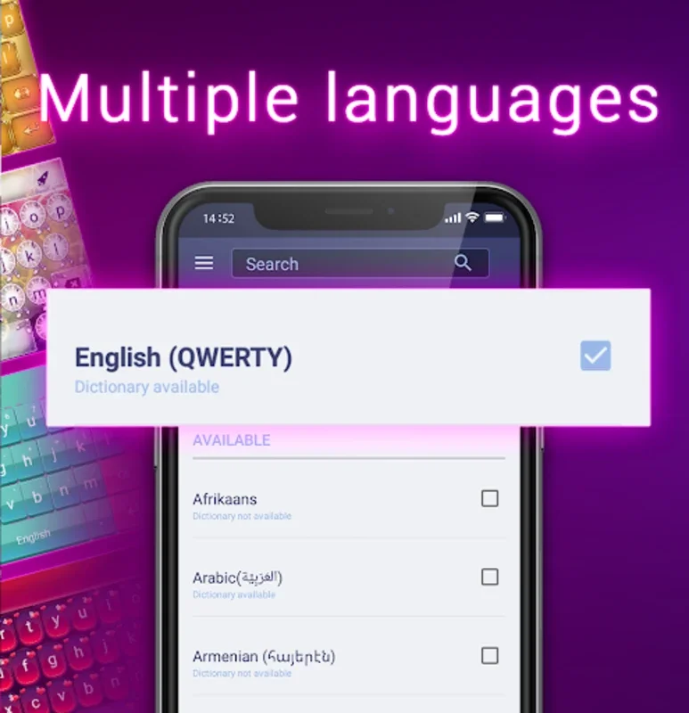 Colorful Keyboard Theme for Android