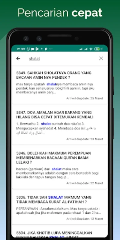 Ustadz Menjawab for Android - Access Daily Updated Islamic Content