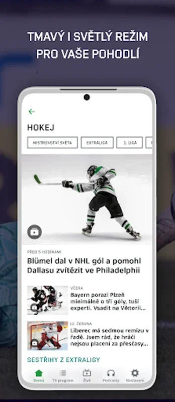 ČT sport for Android - Stream Live Sports & More