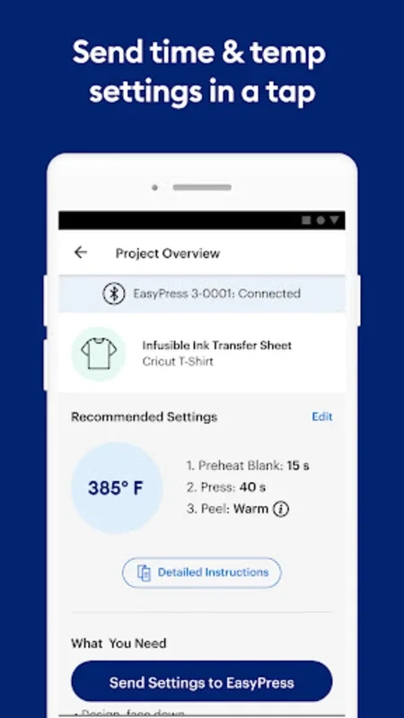 Cricut Heat for Android - Simplify Heat Transfer