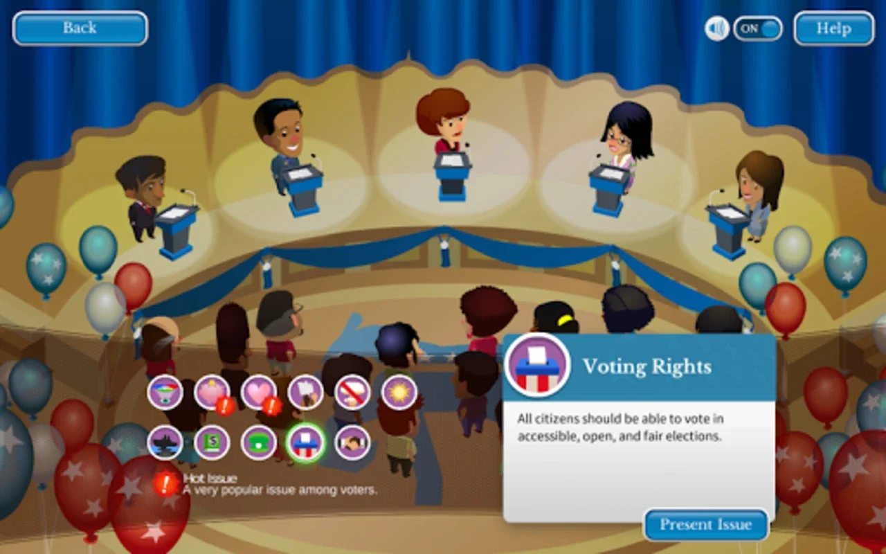 Win the White House for Android - Immersive Political Simulation