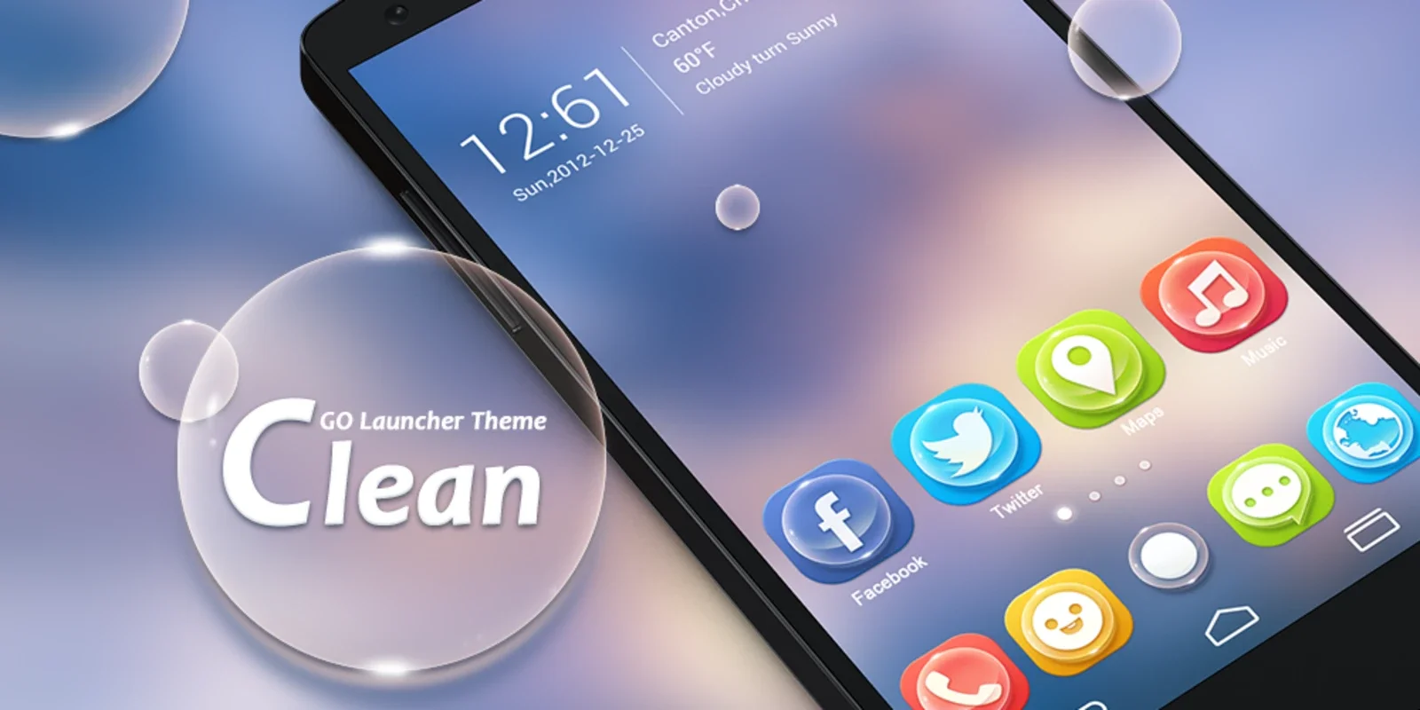 Clean GO Launcher Theme for Android - Transform Your Phone