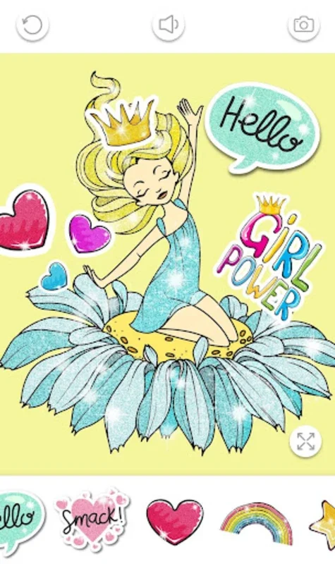 Princess Coloring Book Glitter for Android - Sparkle Your Creativity