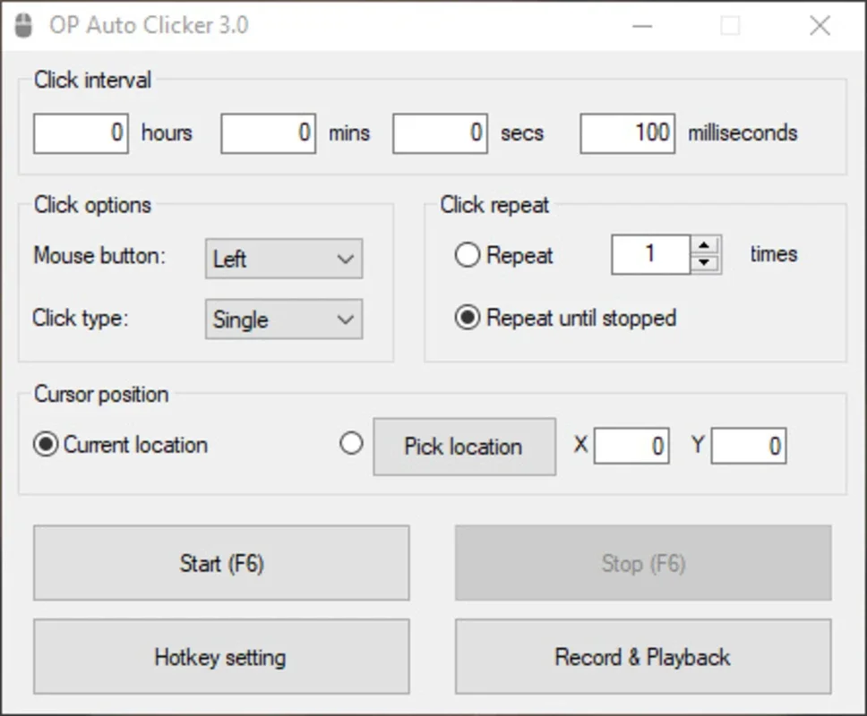 OP Auto Clicker for Windows - Streamline Mouse Clicks