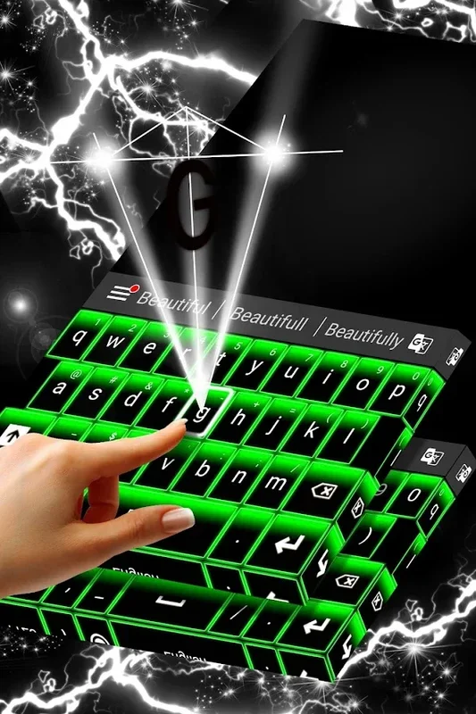 Neon Green Keyboard for Android - Enhance Your Typing