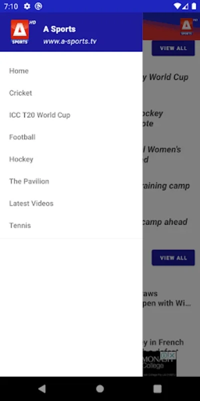 A Sports for Android - Unbeatable Sports Experience