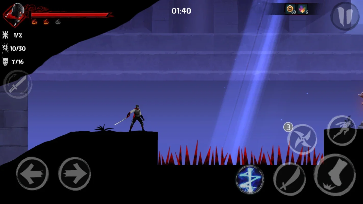 Ninja Raiden Revenge for Android - A Platformer in Feudal Japan