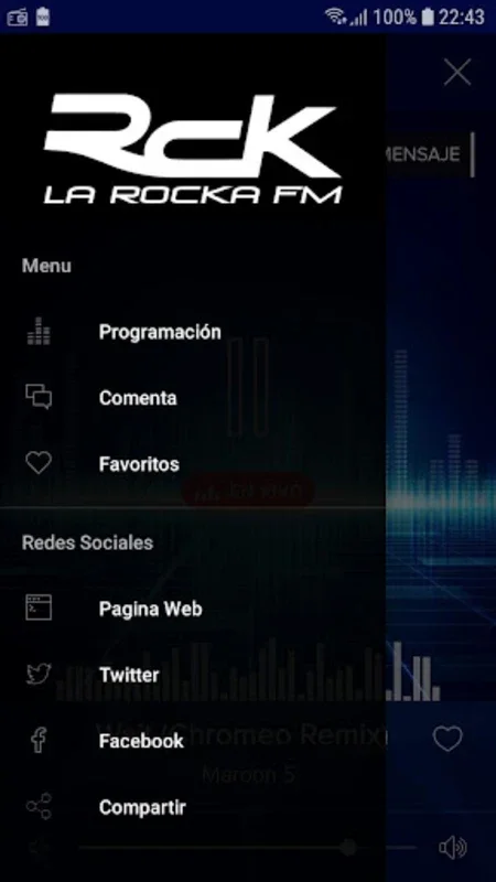 RCK FM for Android - Free Interactive Radio App