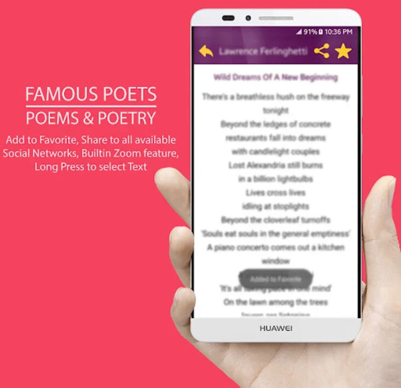 Famous Poets, Poems & Poetry for Android - Explore Vast Poetry Collection