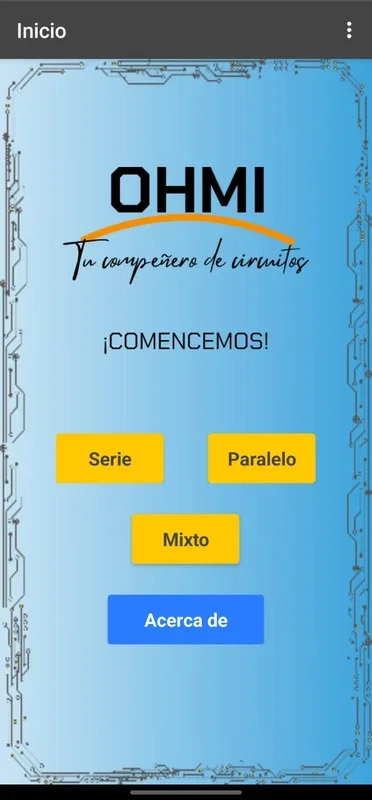 OHMI: TU COMPAÑERO DE CIRCUITOS for Android - Explore Circuits