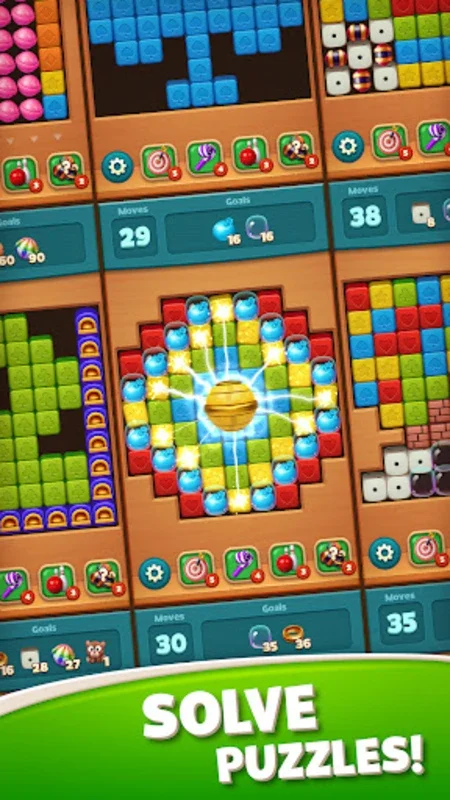 Woody Blast for Android: Strategic Match-3 Puzzles