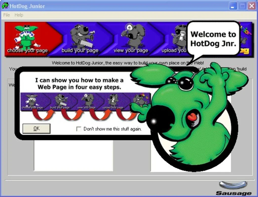 HotDog Junior for Windows - Empowering Kids' Web Design