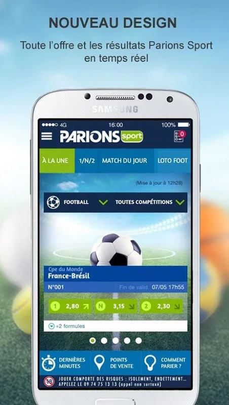 ParionsSport for Android - Effortless Sports Betting