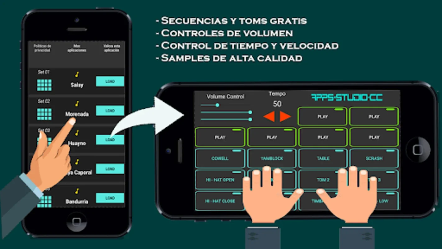 Batería - Huayno y Folklore for Android: Immersive Drumming