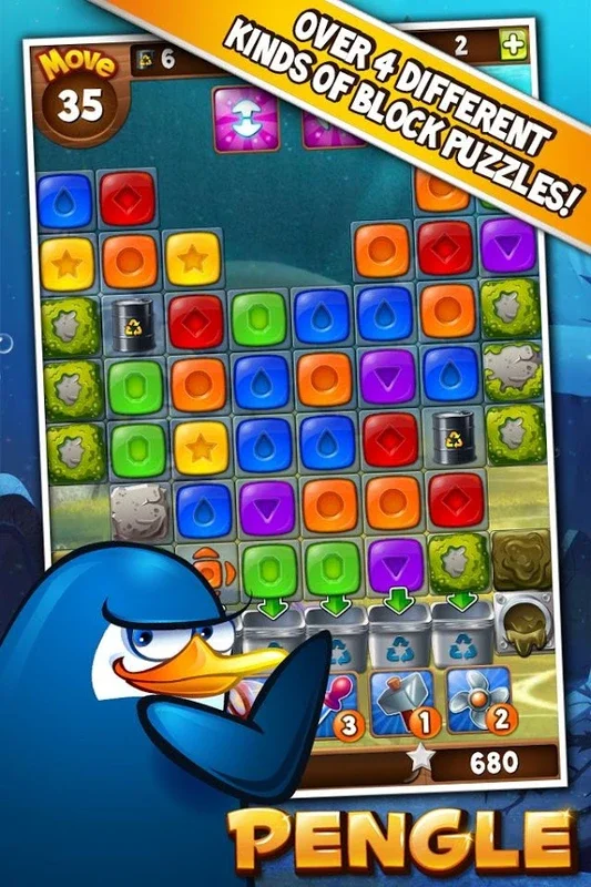 Pengle for Android: Engaging Match-Three Adventure